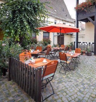 Hotel Pension Torgau Innenhof