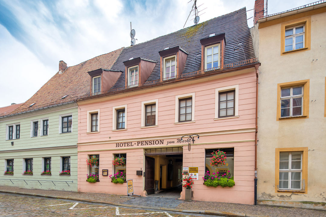 Hotel Pension Torgau Einfahrt Kurstraße